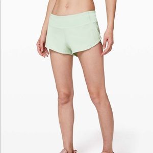 Mystic Mint Lululemon Speed Up Low-Rise Lined Shorts 2.5” (2)